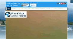 Desktop Screenshot of primavistaanimalhospital.com