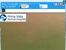 Tablet Screenshot of primavistaanimalhospital.com